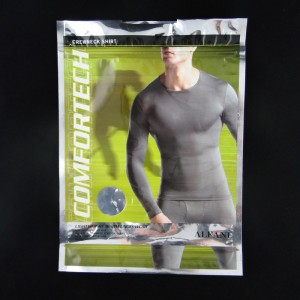 Customized Logo Design Retort Aluminum Foil Laminated Apparel Packaging Bags