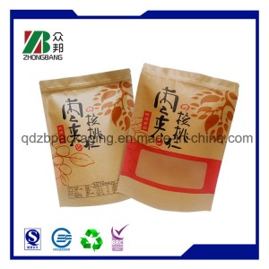 Brown Kraft Paper Bag with Clear Window