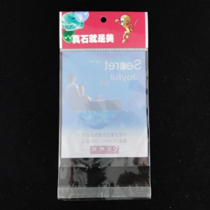 Customized Printing Transpatent Self-Adhesive BOPP Birthday Gift Card Packaging Bags