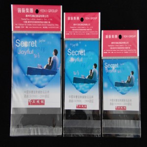 Customized Printing Transpatent Self-Adhesive BOPP Gift Card Packaging Bags