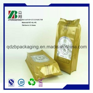 Quad Sealing Coffee Packing Bag with Your Own Logo