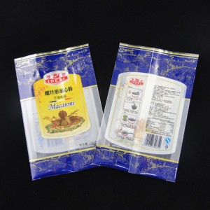 Custom Printing Back Center Sealed Bag for Noodle