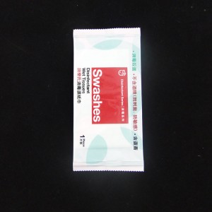 High Quality Custom Painting Laminated Plastic Wet Wipe Bags