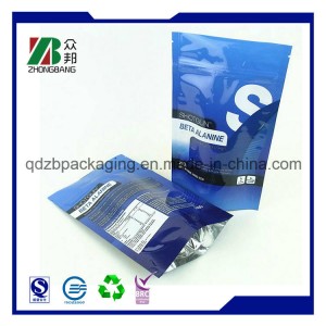 Laminated Zipper Stand-up Pouch with Window Poly Bag (ZB121)