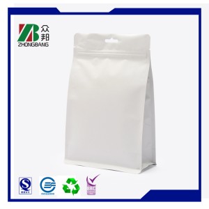 8 Side -Sealed Stand up Bag with Reclosable Zipper