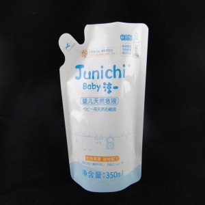 Top Quality PE Stand up Laundry Detergent Zipper Pouches Doypack