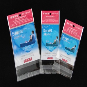 Customized Printing Transpatent Self-Adhesive BOPP Gift Card Bags