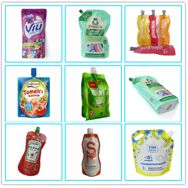 Promotion Stand-up Packaging Plastic of Washing Powder Bag (ZB266)