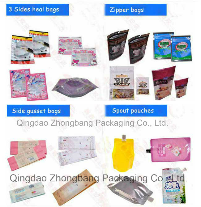 Ziplock Stand up Pouch for Food Packaging