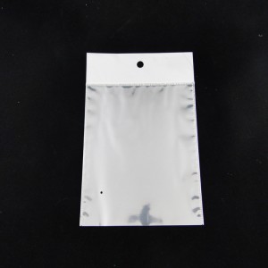 Popular Custom Printing BOPP Transparent Header Plastic Bag