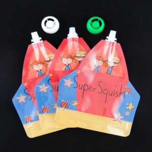 Reusable Spout Pouch with Strong Zipper Bottom for Juice (MS-SB011)