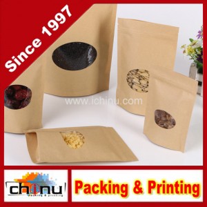 Personalized White Kraft Flour Coffee Sugar Paper Bag with Customer Printing (220112)