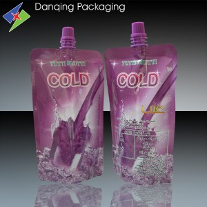 New Design Juice Packaging Pouch with Spout