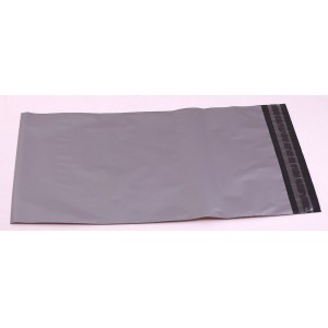 Waterproof Plastic Grey Shopping Bag