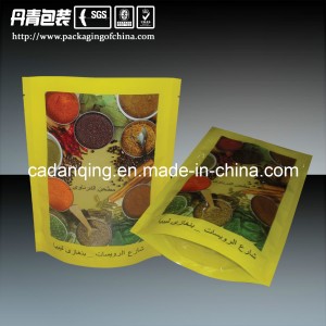 Eco- Friendly Flexible Reusable Stand up Pouch with Zipper for Food