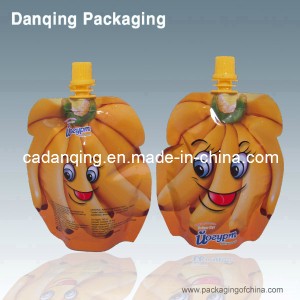 Lovely Printing Juice Drink Spout Pouch Bag