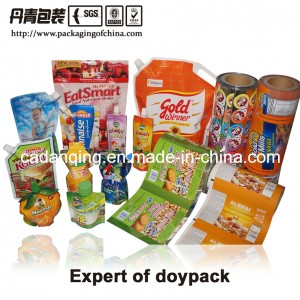 Plastic Packaging, Good Quality, Whole Sale, Spouted Juice Pouch