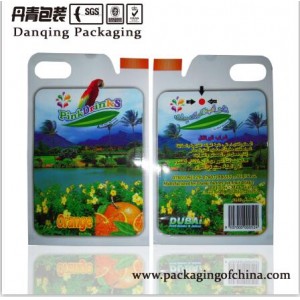 Orange Drink Unique Injection Bag, Injection Pouch with Handle