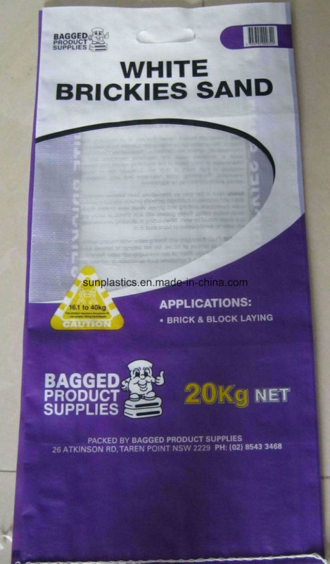 100% New Material 25kg PP Woven Bag