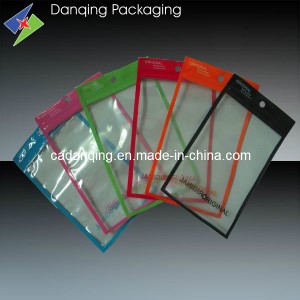 Trasparent Three -Side Sealed Bag with Hole (DQ0362)