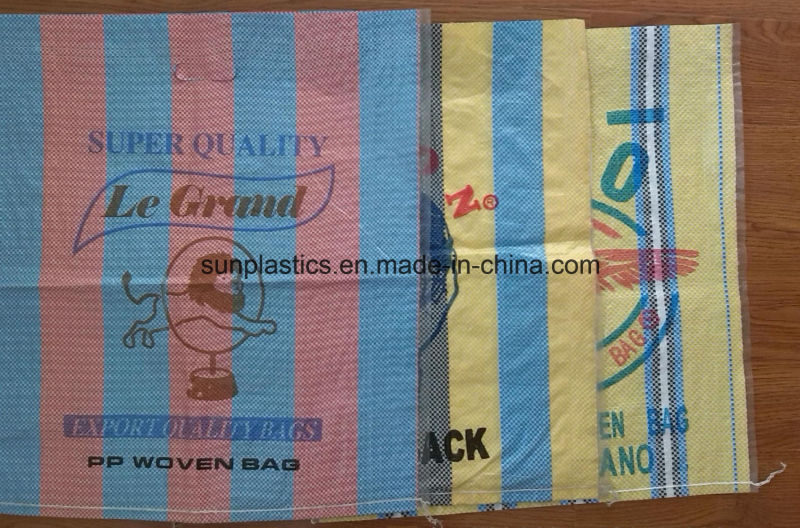 High Quality PP Woven Bag for 25kg Rice, Seed, Flour