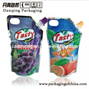 Stand up Pouch with Corner Spout for Juice