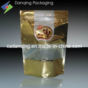 Plastic Packaging Stand up Ziplock Pouch (DQ)