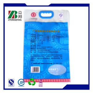 Rice Bag with Clear Window or Vivid Gravure Printing