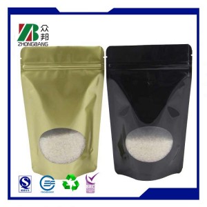 Plastic Stand up Pouch with Clear Window