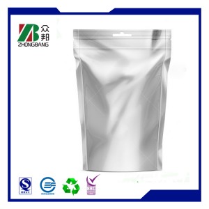 Stand up Aluminum Foil Ziplock Bag