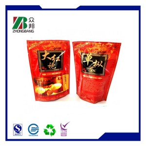 Stand up High Quality Plastic Aluminum Foil Tea Bag