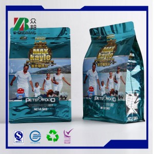 Pet Food Box Bag with Zipper