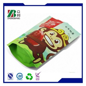 Stand up Bag Pouch Clear Plastic Packaging Bag for Food