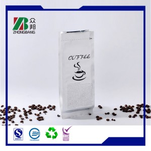 Custom Aluminum Foil Coffee Packaging Bag