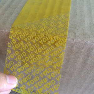 Accept Custom Order and Adhesive Tamper Evident Void Tape
