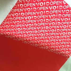 Warranty Void Stickers Just for One Time Use