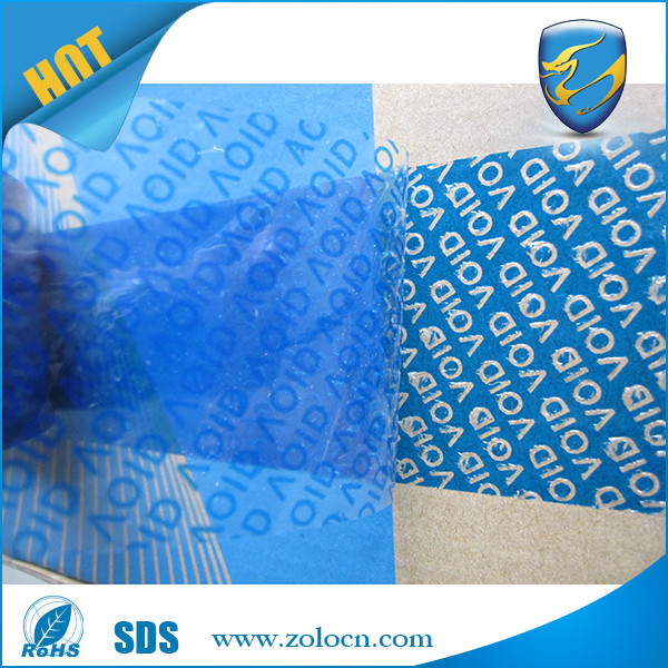 White Color Tamper Evident Security Tape
