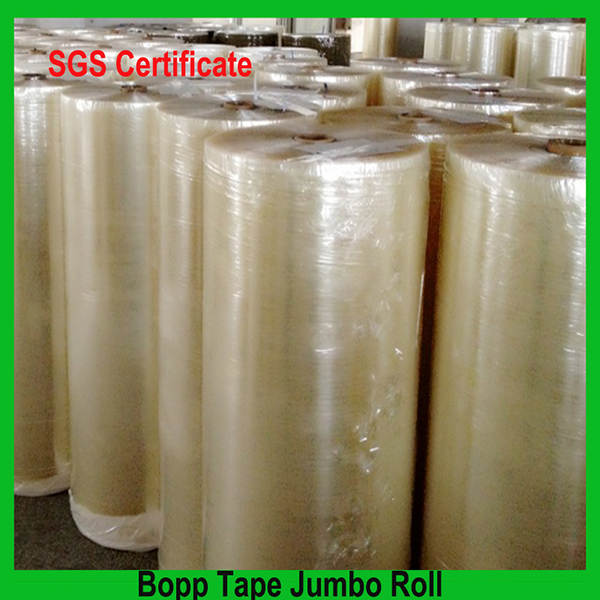 High Quality SGS Passed Clear BOPP Tape Jumbo Roll
