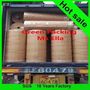 ISO 9001 China Supplier 50mic Blown BOPP Tape Jumbo Roll