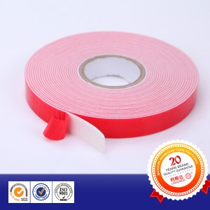 White Foam Manufacture High Adhesion Double Side Foam Tape