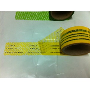 Tamper Evident Custom Printed Tape with High Quality