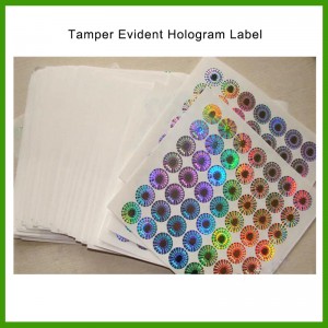 Laser Hologram Security Packing Material and 3D Sticker Label