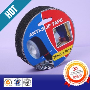 Black Self-Adhesive Anti Slip Tape High Traction Safety Grit Tape