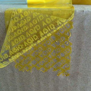 Security Factory Custom Printing Adhesive Void Tape