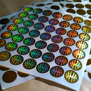 Custom Print Hologram Security Warranty Void Label and Sticker