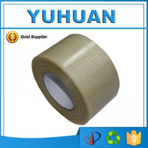Single Side Fiberglass Adhesive Tape With9 X 9 Mesh/Inch