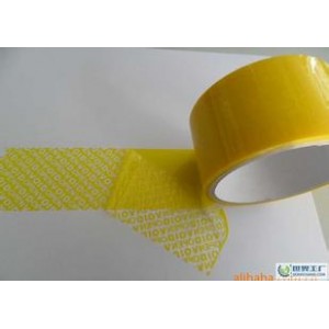 Tamper Evident Open Void Tape (PET Polyester Film)