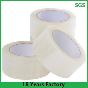 Factory Plastic OPP Packing Tape, Clear Carton Sealing Tape