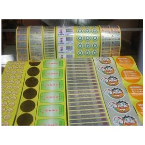 Adhesive Logo PE Label Sticker