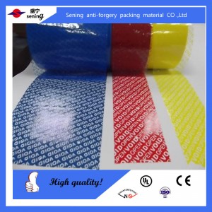 Custom Tamper Tape/Security Adhesive Tape/Anti-Theft Security Tape